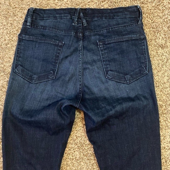 Good American Good Waist Crop Jeans Womens Size 6/28 Blue Denim Stretch - Picture 9 of 9